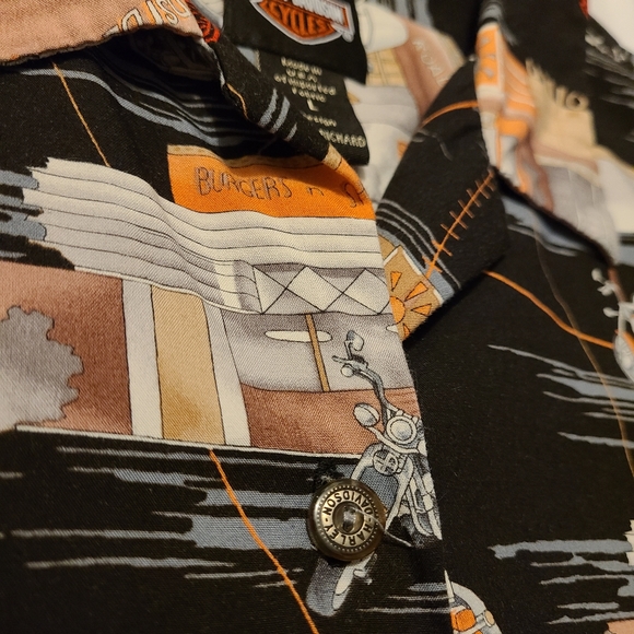 Women's Harley Davidson Blouse - Picture 6 of 8